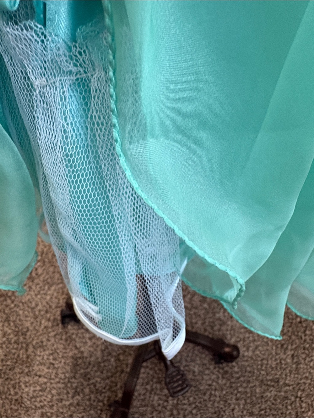👗TEAL SHERRI HILL STRAPLESS DRESS - Picture 4 of 9